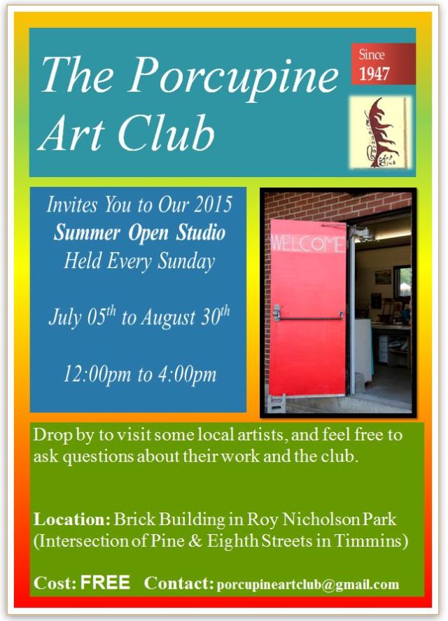 2015 Open Studio Poster