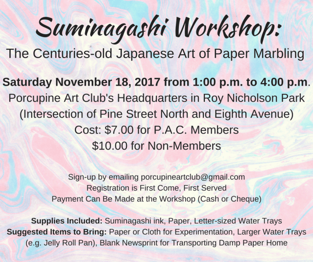 Suminagashi Workshop